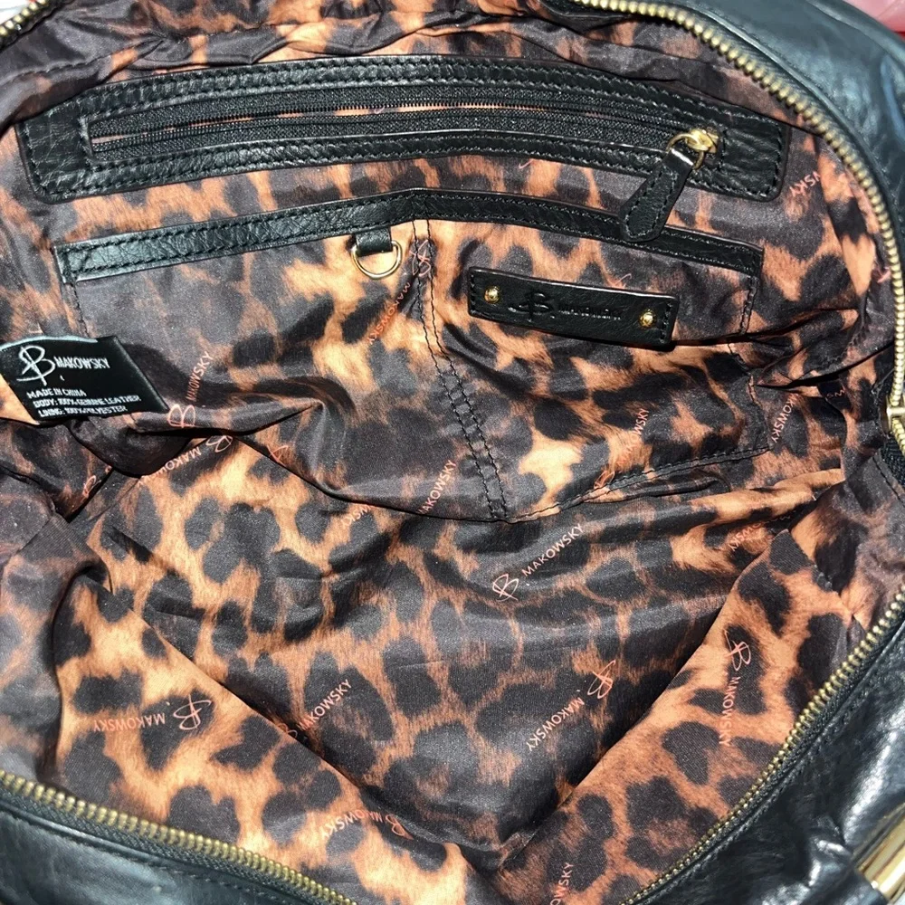 B MAKOWSKY BUTTERY SOFT BLACK LEATHER - Picture 4 of 11